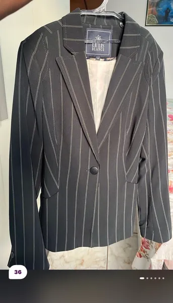 blazer Le Lis Blanc risca de giz