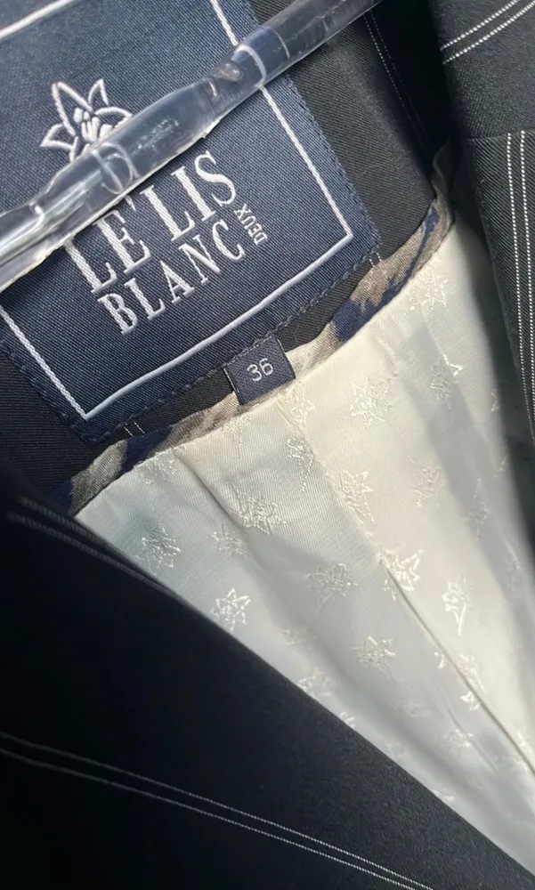 blazer Le Lis Blanc risca de giz