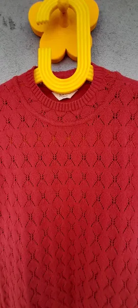 blusa de trco goiaba