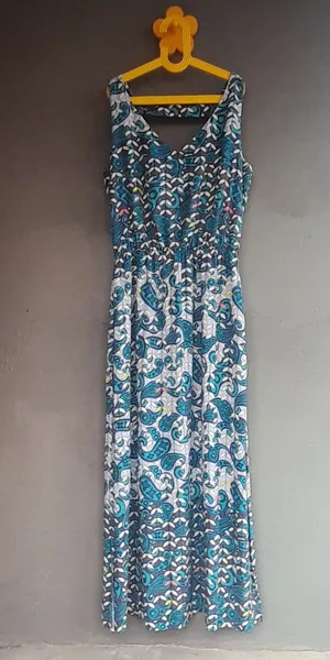 vestido longo dona frida
