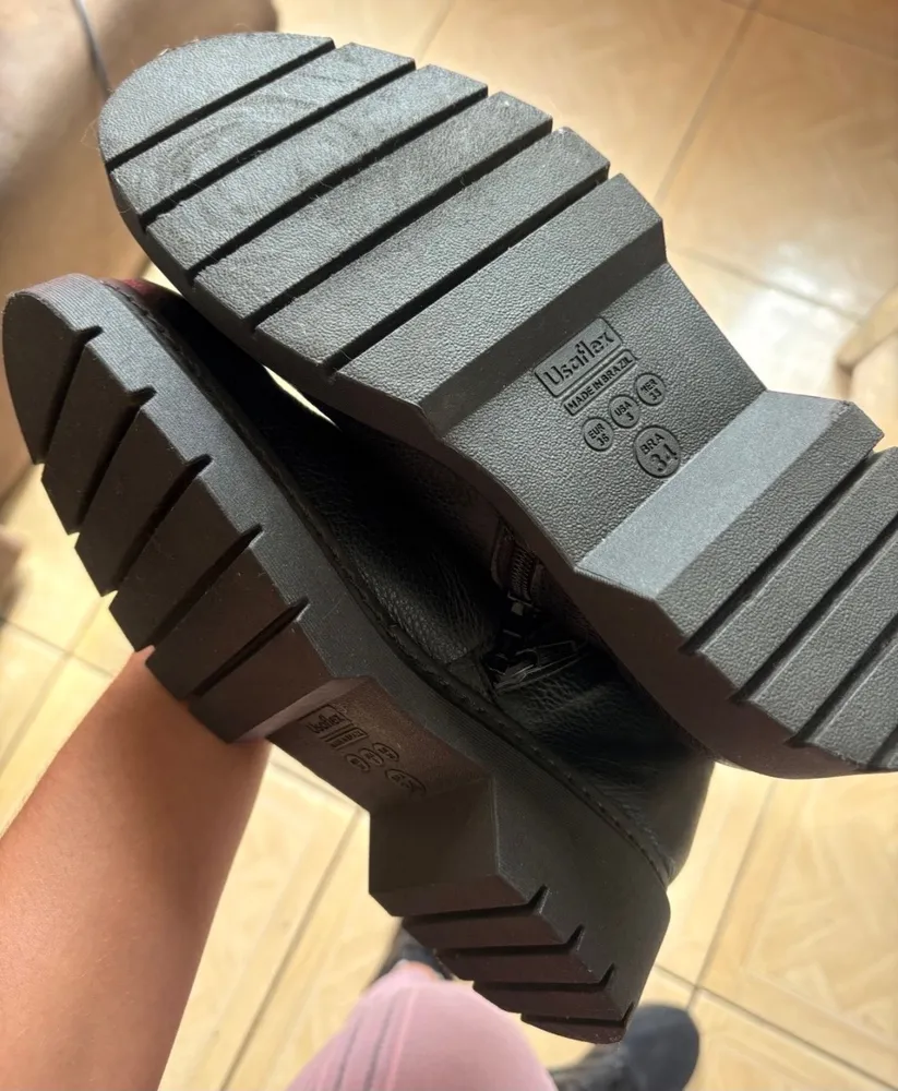 bota couro chelse usaflex