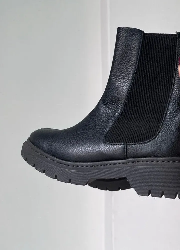 bota couro chelse usaflex