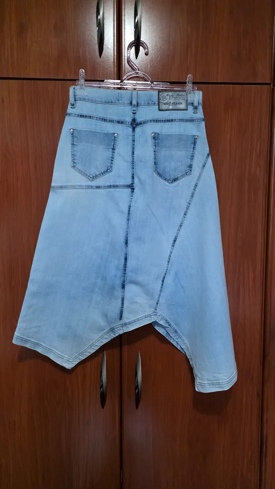 Saia jeans assimetria DBZ jeans 38