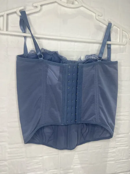 Corset Azul Claro Shein