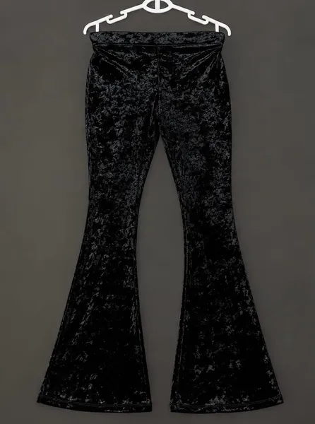Calça Flare Forever 21 em Suede/Camurça PP