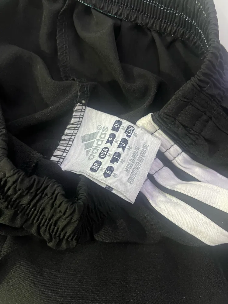 Shorts Preto Estilo Adidas Tamanho M