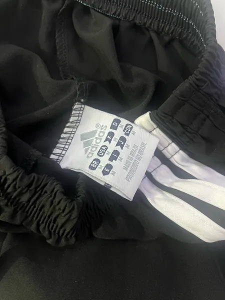 Shorts Preto Estilo Adidas Tamanho M
