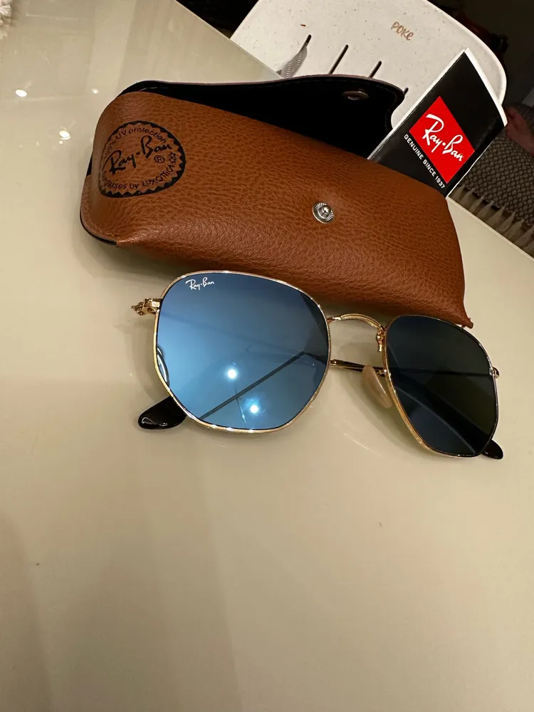 Oculos Exagonal RayBan Original