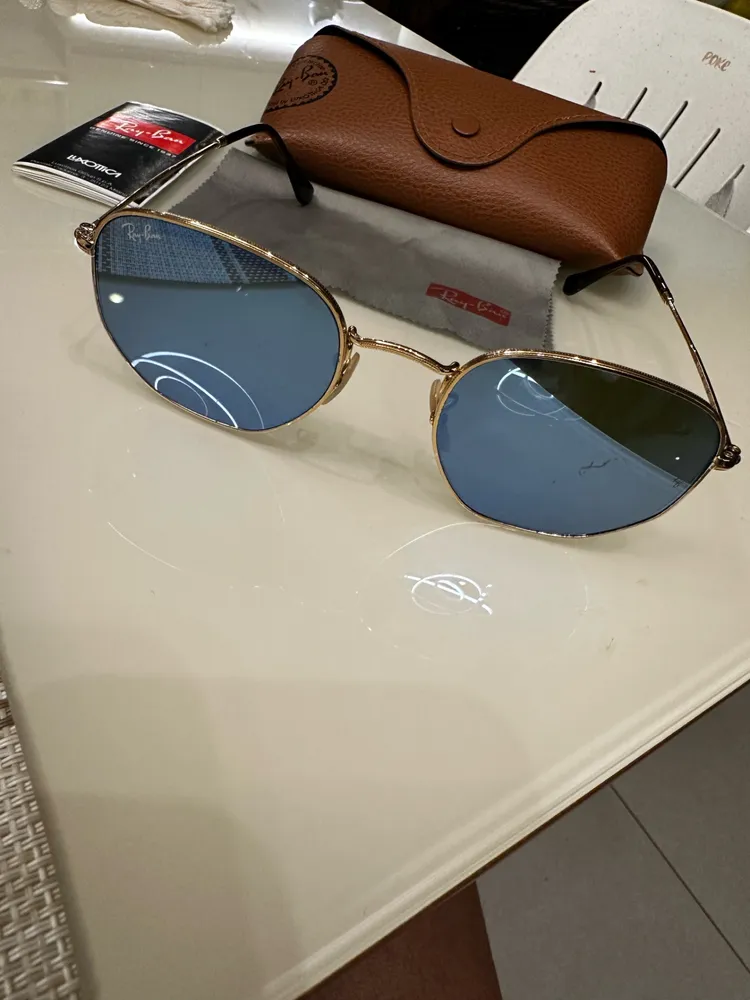 Oculos Exagonal RayBan Original