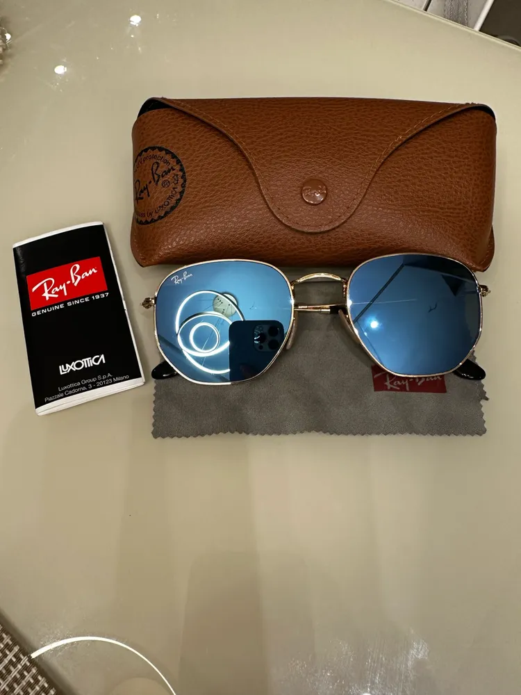 Oculos Exagonal RayBan Original