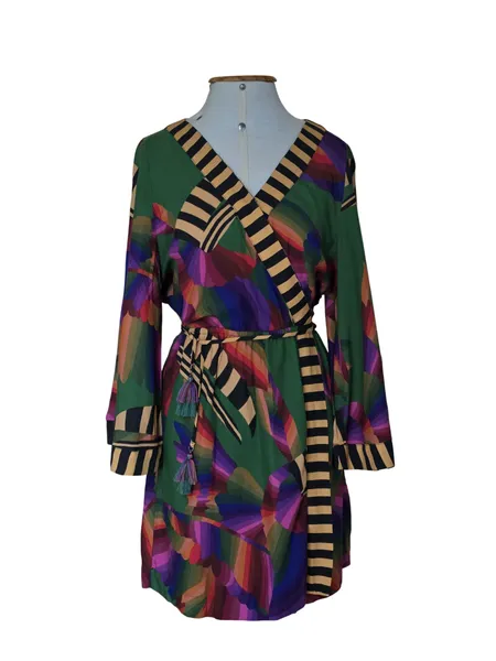 Vestido Farm estampado Viscose P