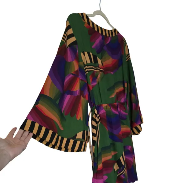 Vestido Farm estampado Viscose P