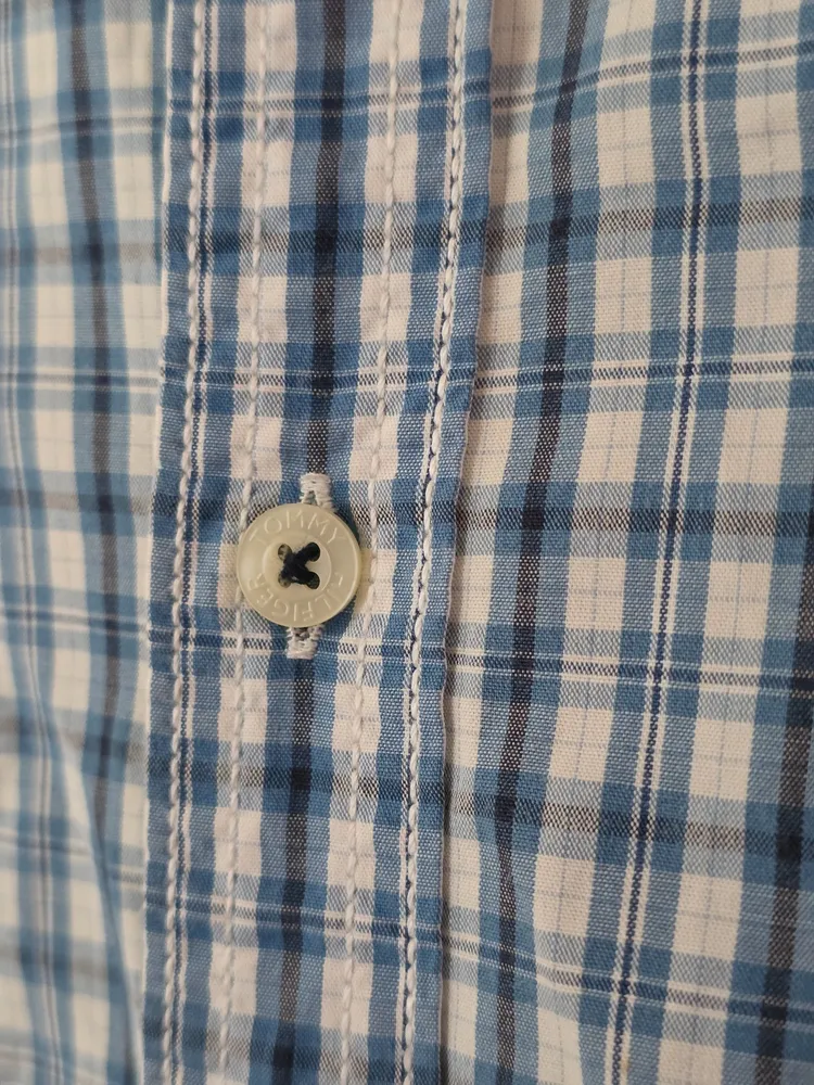 camisa tommy hilfiger algodão