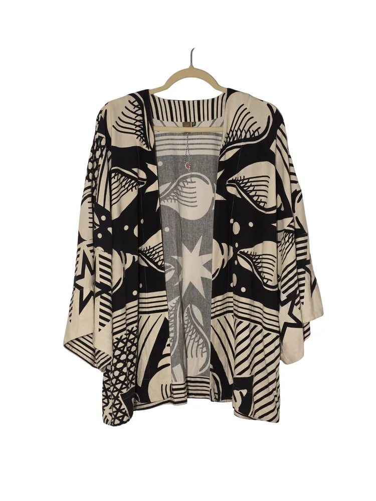 Kimono Farm estampado linho