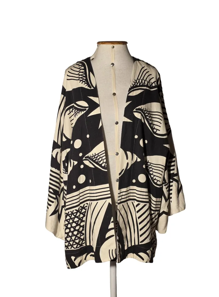 Kimono Farm estampado linho