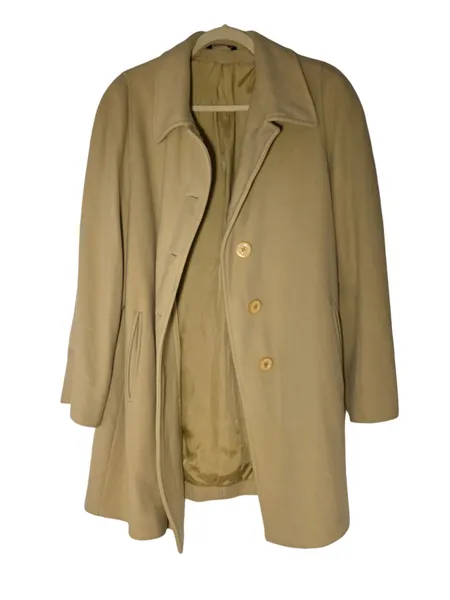 casaco vintage italiano de lã e cashmere