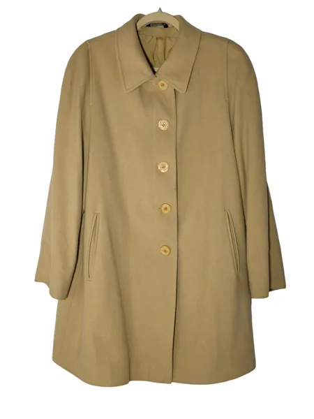 casaco vintage italiano de lã e cashmere