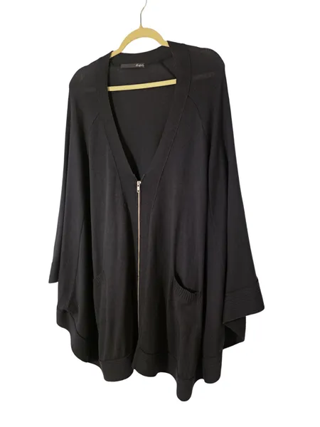 Blusa ampla Rudge com zíper
