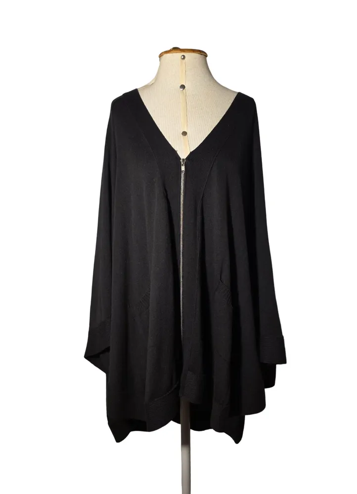 Blusa ampla Rudge com zíper