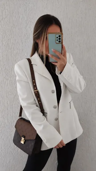 blazer vintage vertigo paris off white
