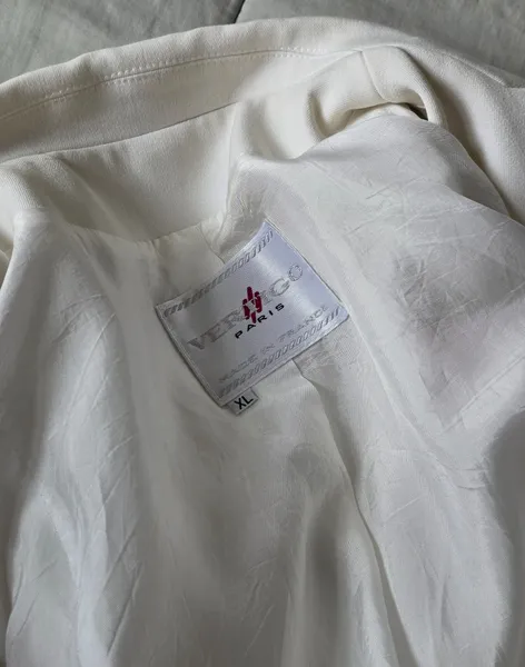 blazer vintage vertigo paris off white