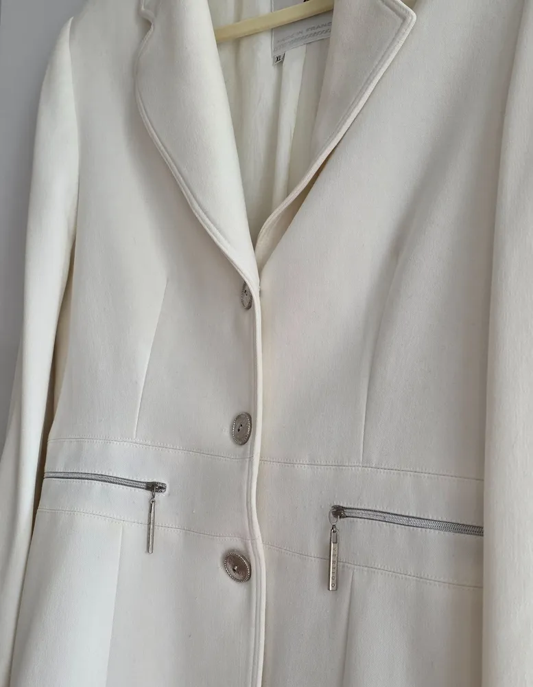 blazer vintage vertigo paris off white