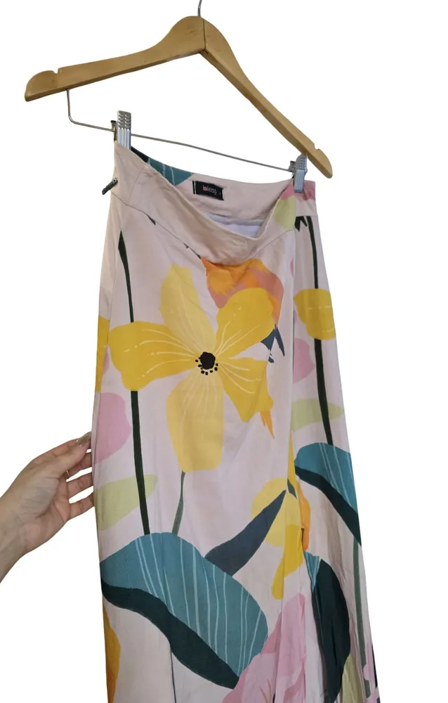 saia longa bless rio p estampada floral