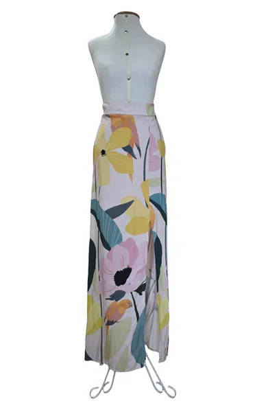 saia longa bless rio p estampada floral