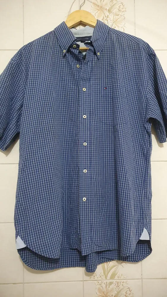 camisa Tommy hilfiger xadrez G