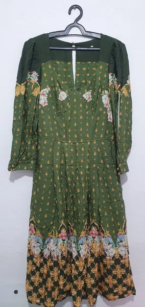 vestido antix midi estampado p