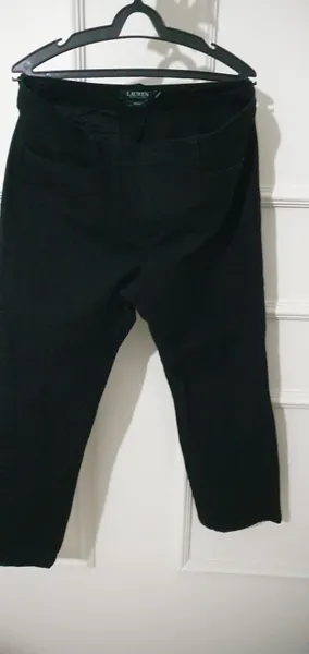 calça ralph lauren feminina preta 46
