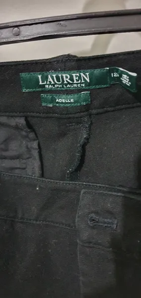 calça ralph lauren feminina preta 46