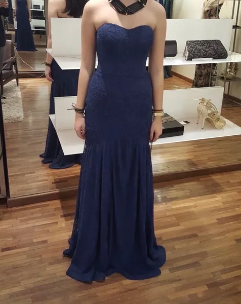 Vestido longo de festa