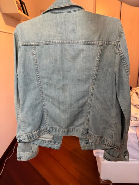 jaqueta jeans azul