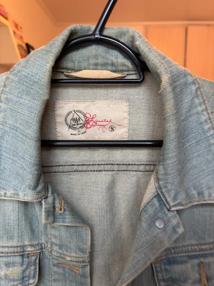 jaqueta jeans azul