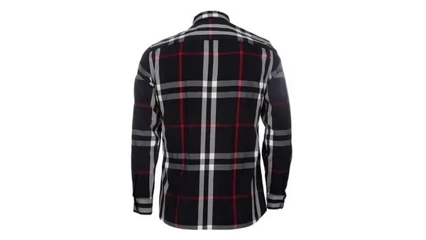Camisa Burberry Nelson Xadrez Azul Original