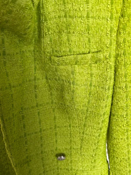 Blazer Zara Tweed Verde PP