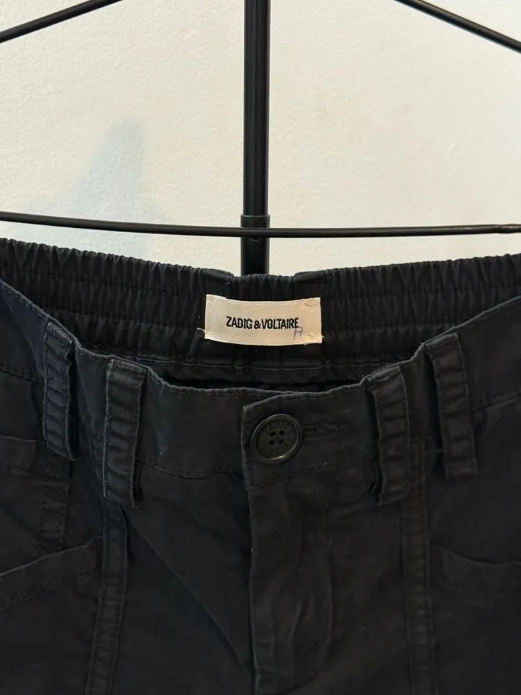 calça zadig & voltaire preta 36