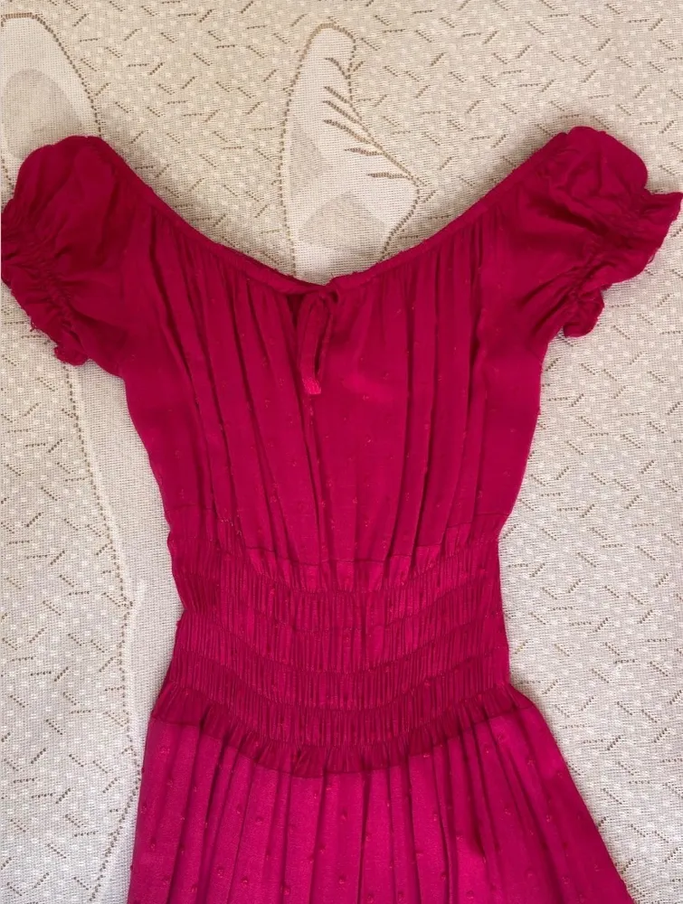 Vestido longo rosa