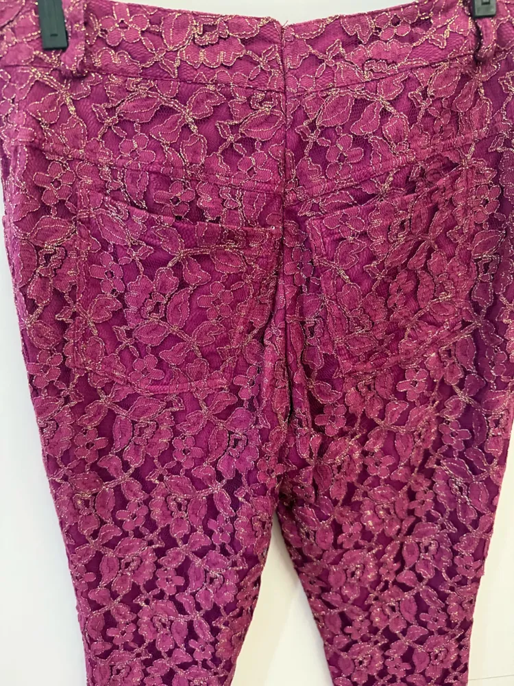 calça renda pink
