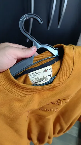 Blusa Moletom Totanka long Caramelo
