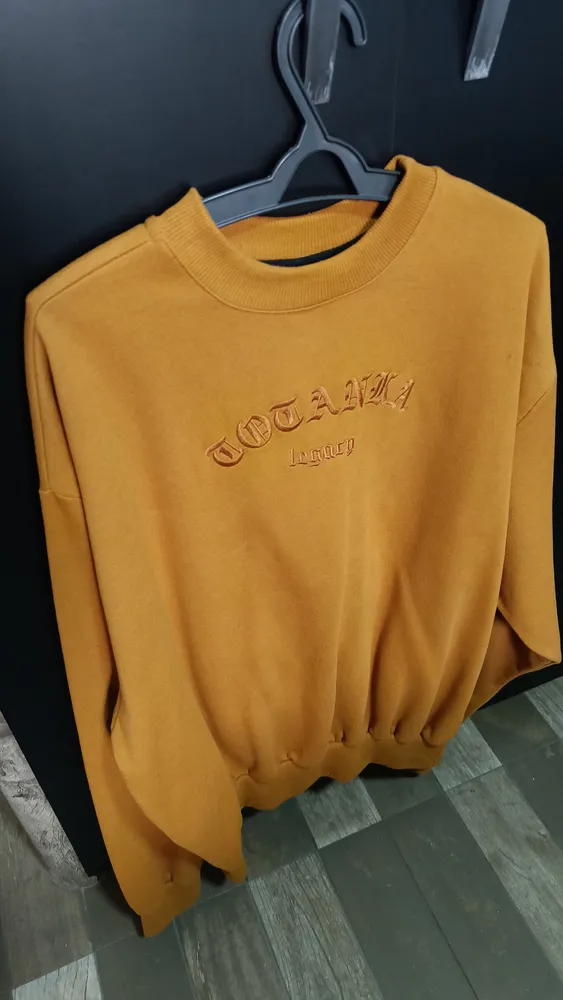 Blusa Moletom Totanka long Caramelo