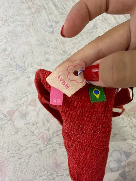 Cropped vermelho Farm