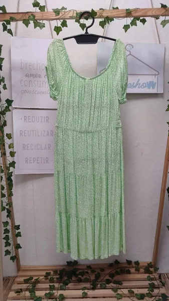 Vestido midi verde G