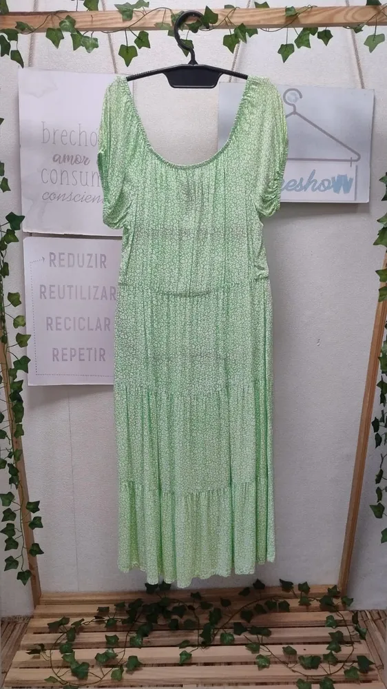 Vestido midi verde G
