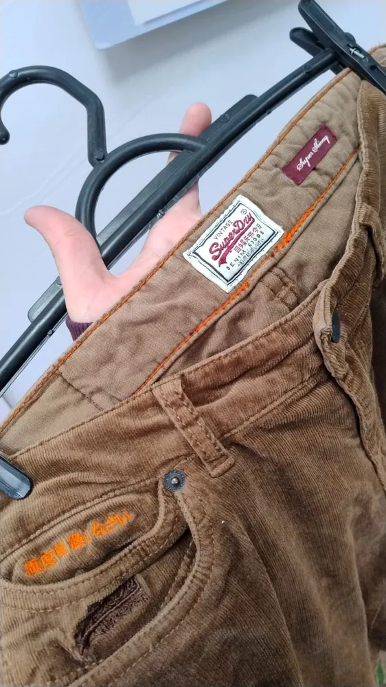 Calça Superdry vintage marrom 36