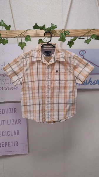 Camisa xadrez Tommy Hilfiger 3