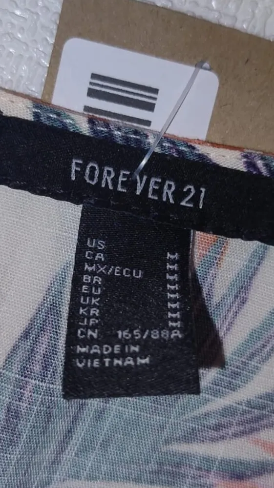 Vestido Forever 21 estampado M