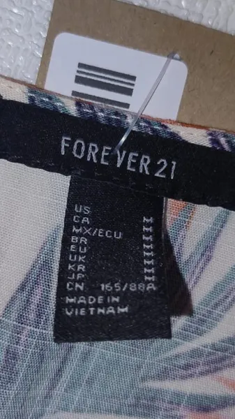 Vestido Forever 21 estampado M