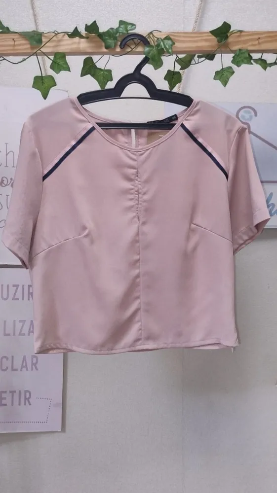 Cropped Scaranza rosa GG